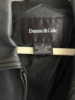Dunne & Cole Black Leather Jacket